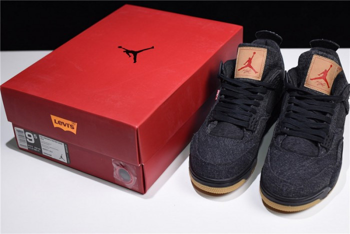 Levi's x Air Jordan 4 'black' AO2571-001 - CCSHOES