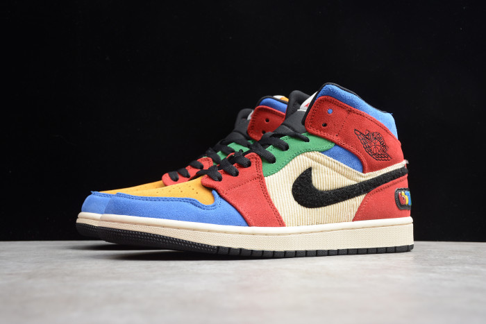Air Jordan 1 Mid SE Fearless Blue the Great CU2805-100 - CCSHOES