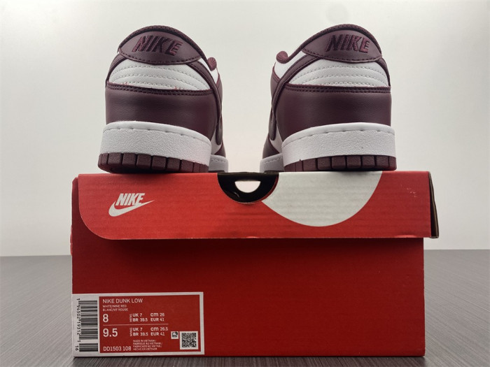 Nike Dunk Low “Team Red/Bordeaux” DD1503-108 - CCSHOES