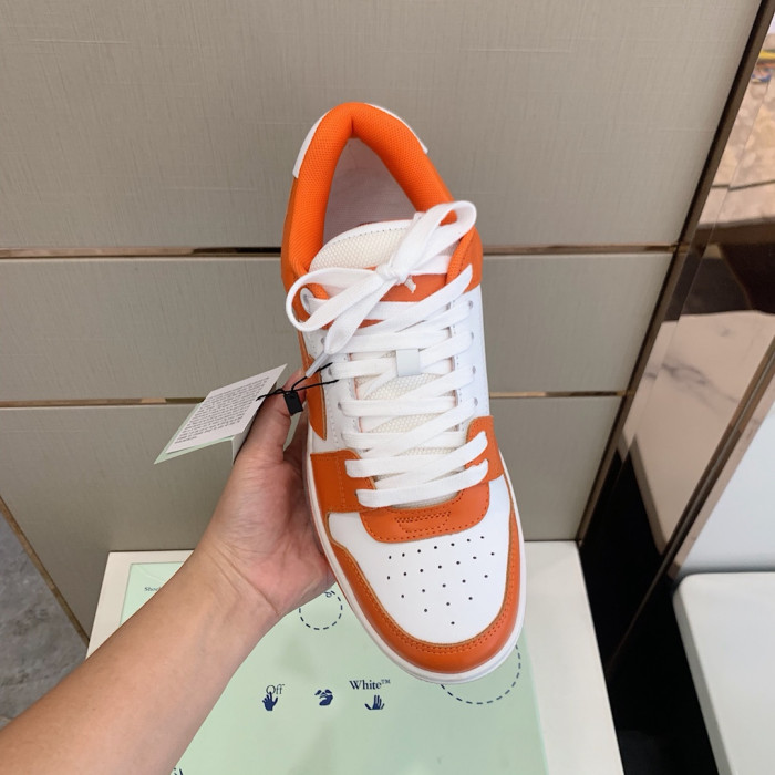 OFF WHITE™ C/O VIRGIL ABLOH OUT OF OFFICE LOW-TOP LEATHER SNEAKERS "OOO" - CCSHOES