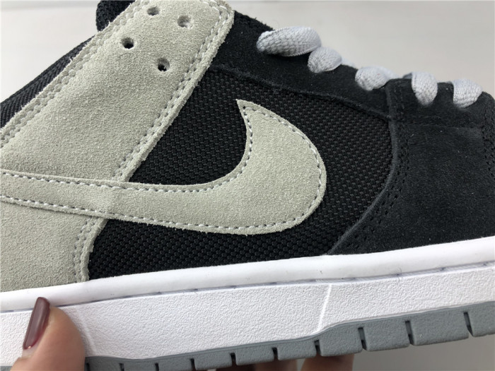 Nike Sb Zoom Dunk Low Pro Black/Wolf Grey-White-White 854866-001 - CCSHOES