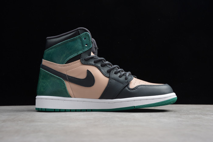 Air Jordan 1 Retro High Bio Beige Anthracite Mystic Green AH7389-203 - CCSHOES