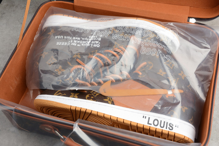 Air Jordan 1 x Off-Louis AJ1 OW AQ0818-158 - CCSHOES