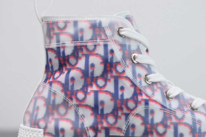 DR B23 OBLIQUE HIGH TOP SNEAKER“CD Ghosting” - CCSHOES