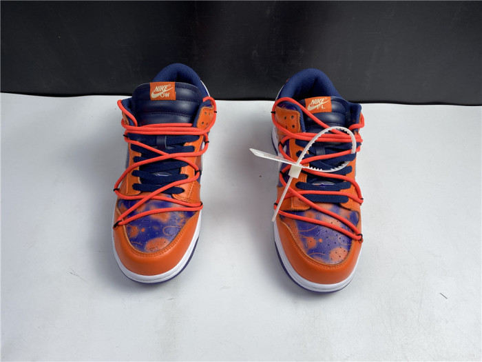 OFF-WHITE X NIKE SB DUNK LOW ORANGE PERPLE WHITE CT0856-801 - CCSHOES