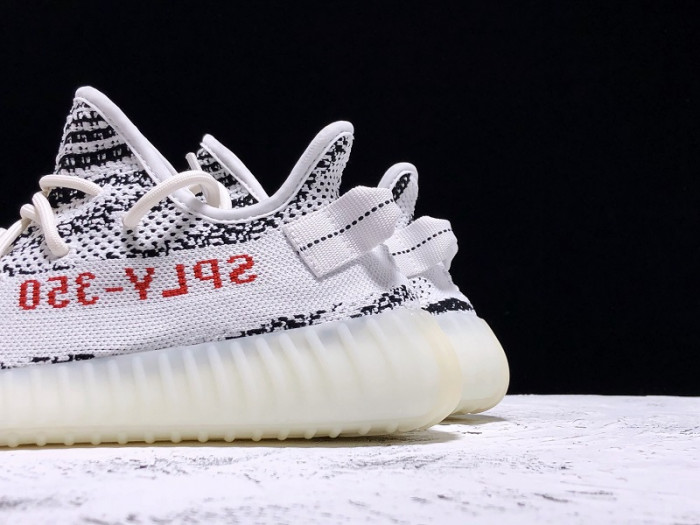 Adidas Yeezy Boost 350 V2 Zebra Black White CP9654 - CCSHOES