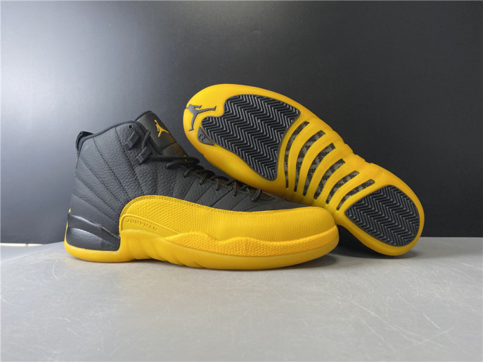 Air Jordan 12 Retro Black University Gold 130690-070 - CCSHOES