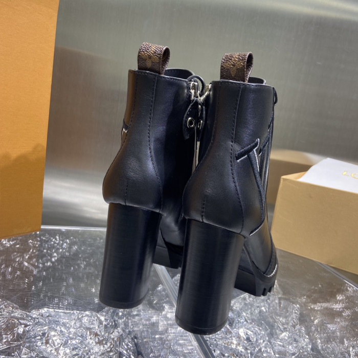 LOUS VUITON BROWN STAR TRAIL ANKLE BOOTS - CCSHOES