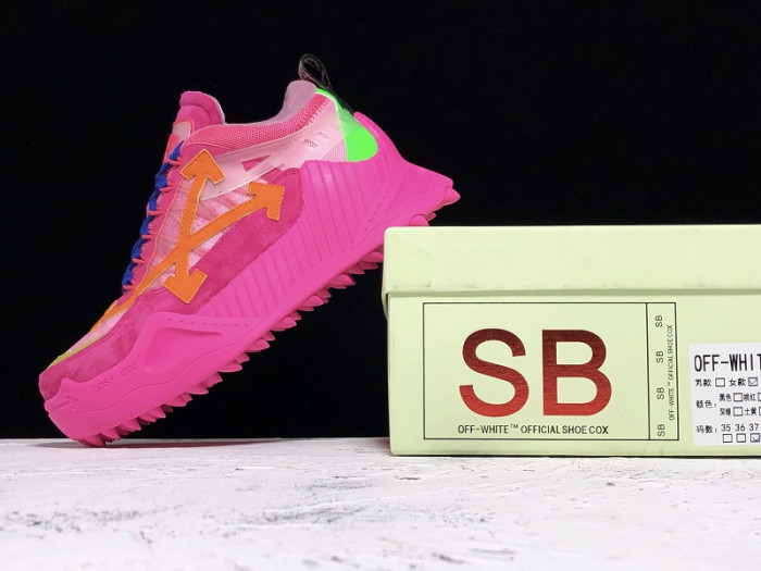 OFF-WHITE C/O ODSY-1000 SNEAKER ROSE RED - CCSHOES