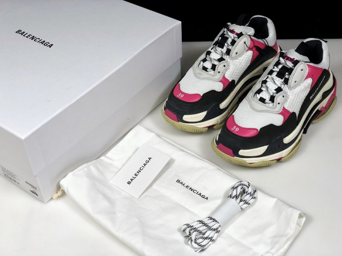 BLCG Triple S Neon Pink 2019 524039 W09O6 5671 - CCSHOES