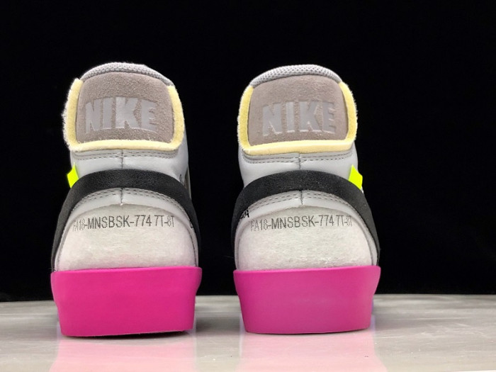 NIKE BLAZER MID OFF-WHITE WOLF GREY SERENA AA3832-002 - CCSHOES