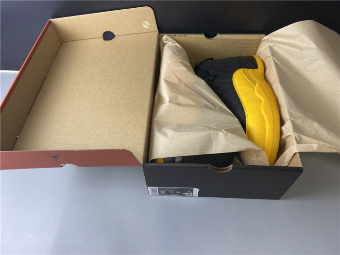 Air Jordan 12 Retro Black University Gold 130690-070 - CCSHOES