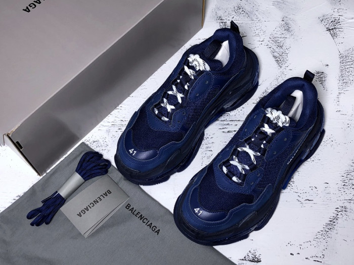 BLCG Triple S Clear Sole Navy 541624 W09O1 4107 - CCSHOES