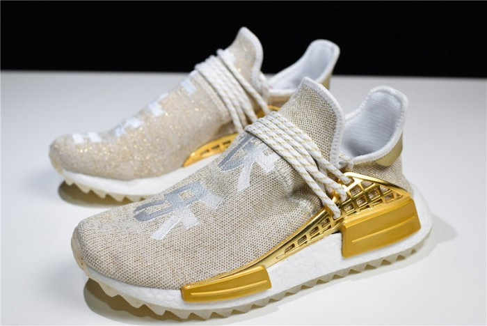 Pharrell adidas NMD Hu China Gold HAPPY F99762 - CCSHOES