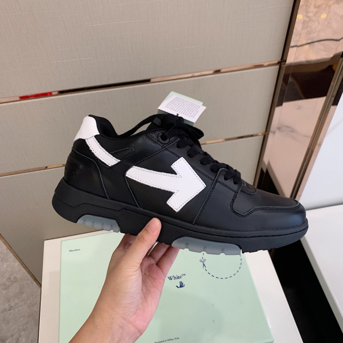 OFF WHITE™ C/O VIRGIL ABLOH OUT OF OFFICE LOW-TOP LEATHER SNEAKERS "OOO" - CCSHOES