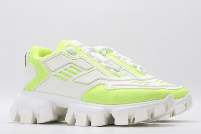 PRAD CLOUDBUST THUNDER KNIT GREEN AND WHITE - CCSHOES
