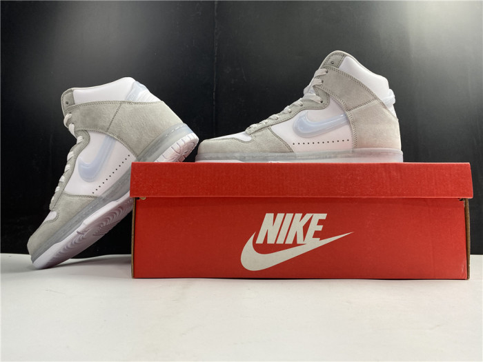 Nike Dunk High Slam Jam White Pure Platinum DA1639-100 - CCSHOES