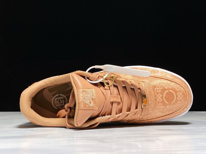 Nike Air Force 1 Low Clot Rose Gold Silk CJ5290-600 - CCSHOES