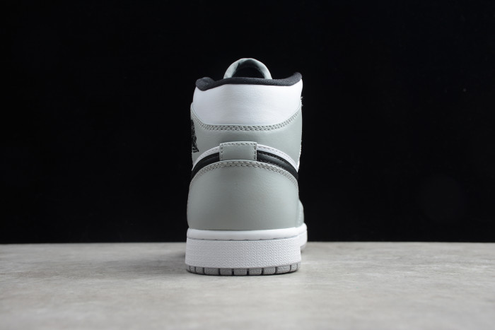 AIR Jordan 1 Mid Light Smoke Grey 554724-092 - CCSHOES