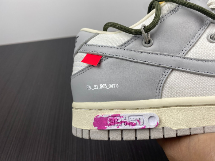 Nike Dunk Low Off-White Lot 22 DM1602-124 - CCSHOES