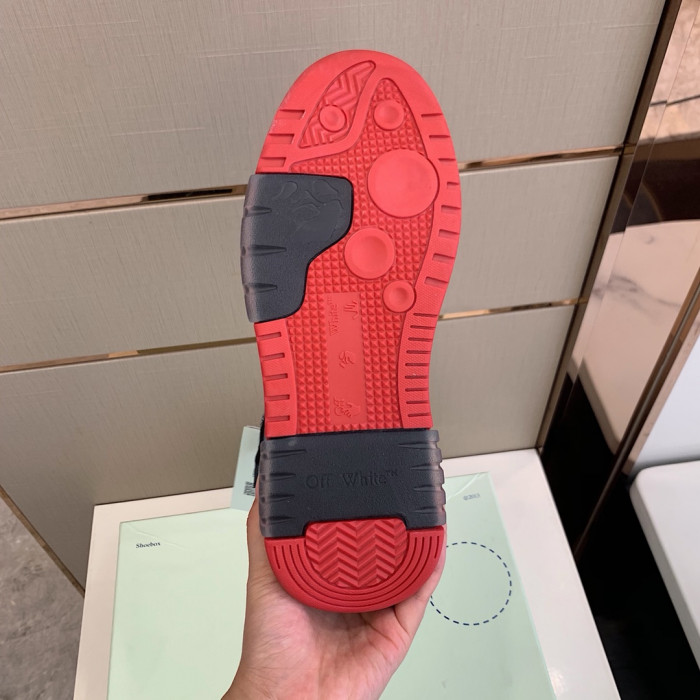 OFF WHITE™ C/O VIRGIL ABLOH OUT OF OFFICE LOW-TOP LEATHER SNEAKERS "OOO" - CCSHOES