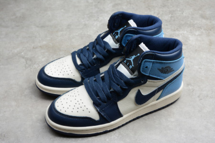 KIDS AIR JORDAN 1 OBSIDIAN UNIVERSITY BLUE (555088-140) - CCSHOES
