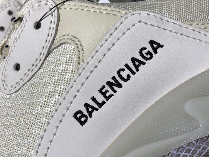BLCG Triple S Clear Sole Beige 541624 W09O1 9005 - CCSHOES