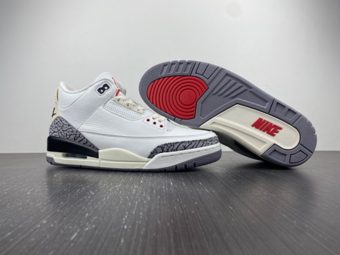 Air Jordan 3 White Cement Reimagined Shoes DN3707-100 - CCSHOES