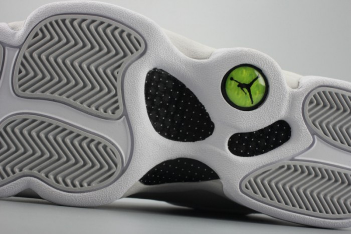Air Jordan 13 Low“Pure Money” white mens 310810-100 - CCSHOES