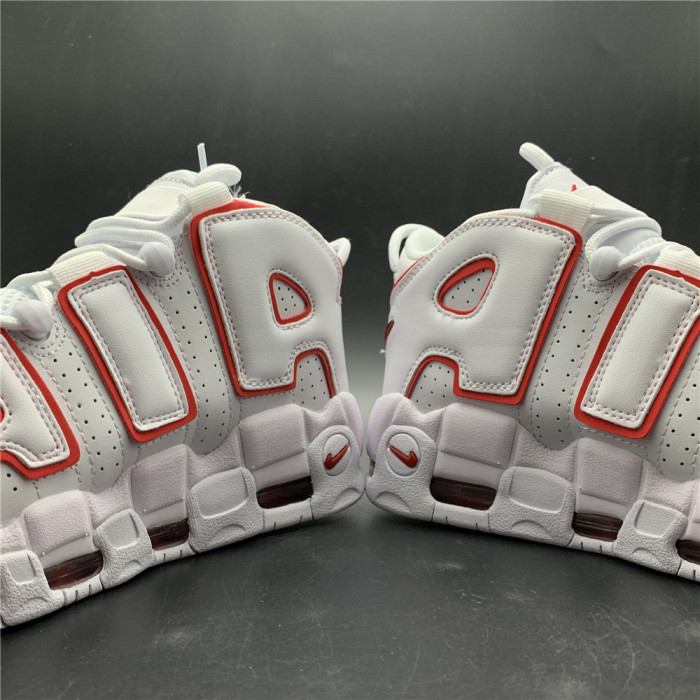 Nike Air More Uptempo White Varsity Red Outline 415082-108 - CCSHOES