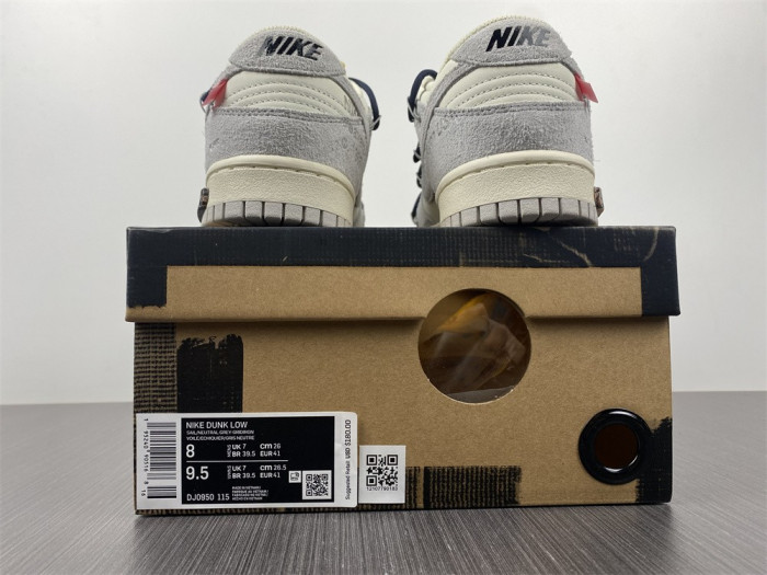 Nike Dunk Low Off-White Lot 20 DJ0950-115 - CCSHOES