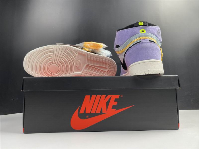 Jordan 1 High Switch Purple Pulse CW6576-500 - CCSHOES