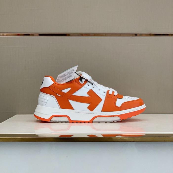 OFF WHITE™ C/O VIRGIL ABLOH OUT OF OFFICE LOW-TOP LEATHER SNEAKERS "OOO" - CCSHOES