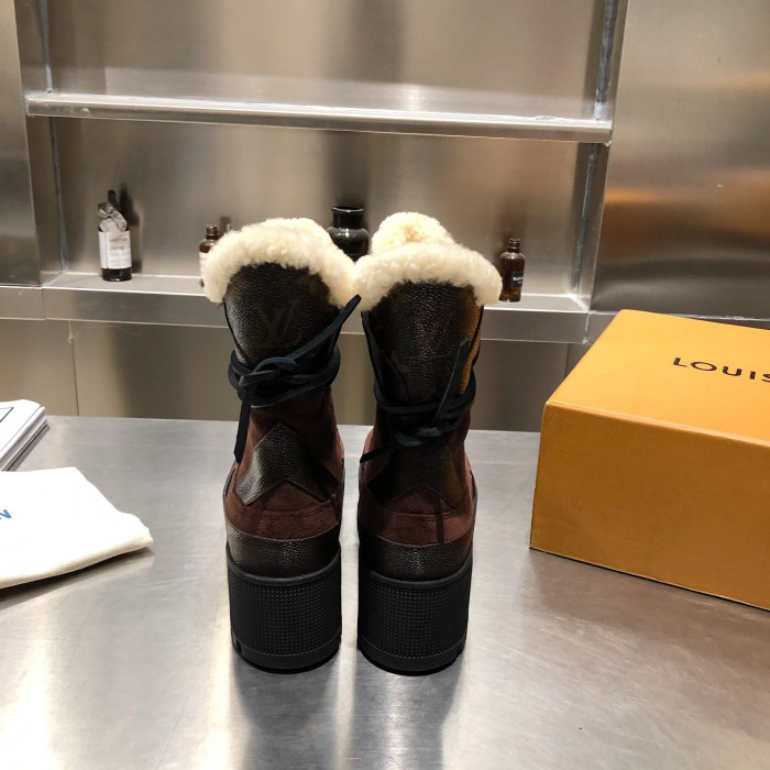 LOUS VUITON LAUREATE PLATFORM DESERT BOOT - CCSHOES