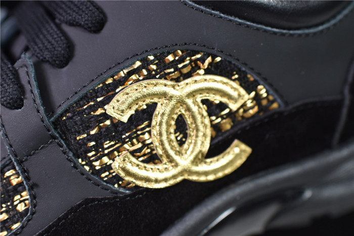 CHNE1 Leather Low Top Sneakers - CCSHOES