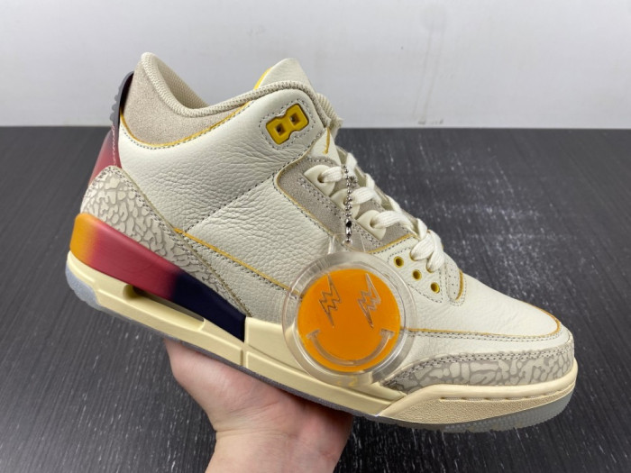 Jordan 3 Retro SP J Balvin Medellín Sunset Shoes FN0344-901 - CCSHOES