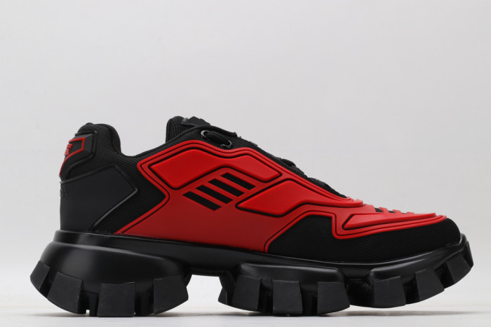 PRAD CLOUDBUST THUNDER KNIT RED AND BLACK - CCSHOES