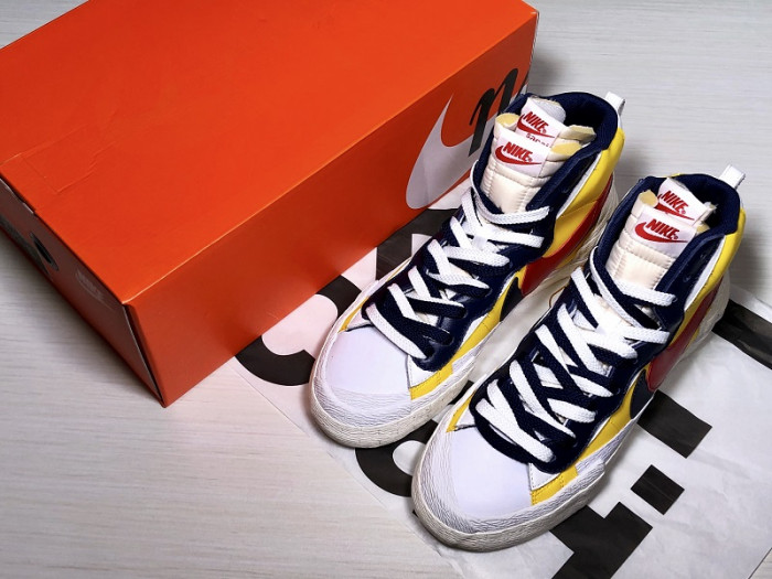 SACAI X NIKE BLAZER MID VARSITY MAIZE BV0072-700 - CCSHOES