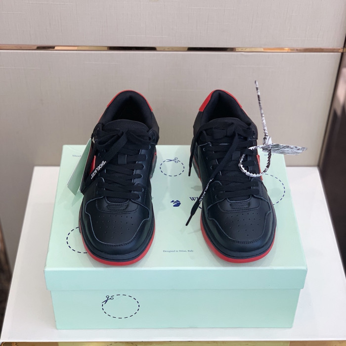 OFF WHITE™ C/O VIRGIL ABLOH OUT OF OFFICE LOW-TOP LEATHER SNEAKERS "OOO" - CCSHOES