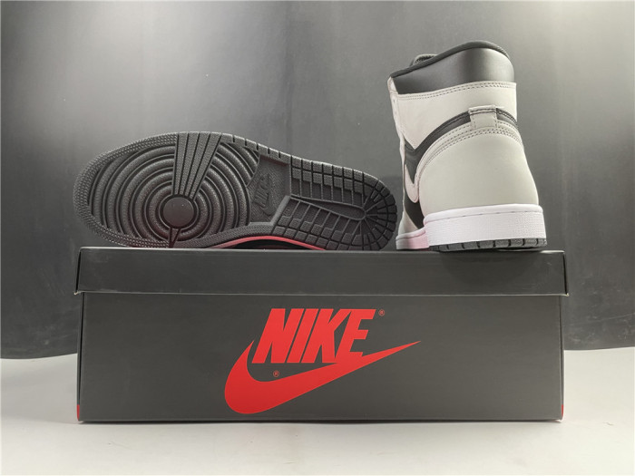 Air Jordan 1 Retro High Black White Light Smoke Grey 555088-035 - CCSHOES