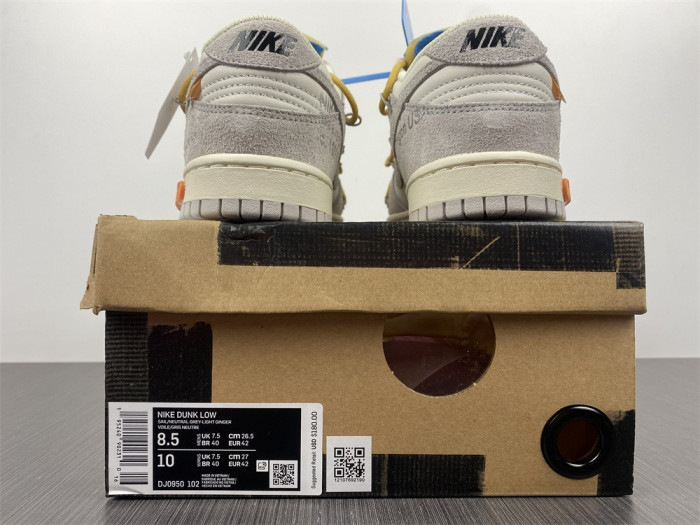 Nike Dunk Low Off-White Lot 34 DJ0950-102 - CCSHOES
