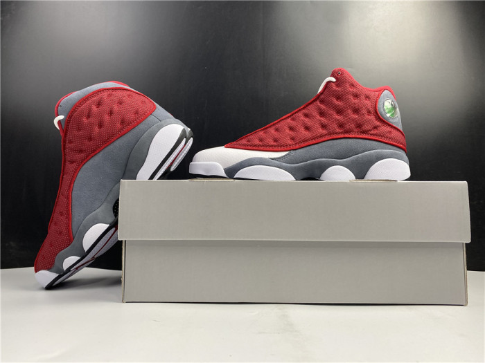 Air Jordan 13 Retro Gym Red Flint Grey 414571-600 - CCSHOES