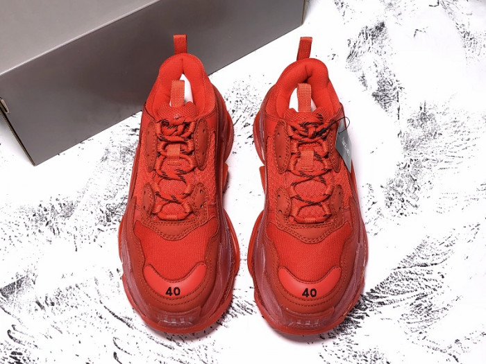 BLCG Triple S Red Clear Sole 541624 W09O1 6500 - CCSHOES