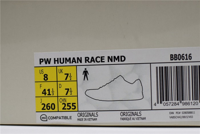ADIDAS mens PW HUMAN RACE NMD "PHARRELL" red BB0616 - CCSHOES