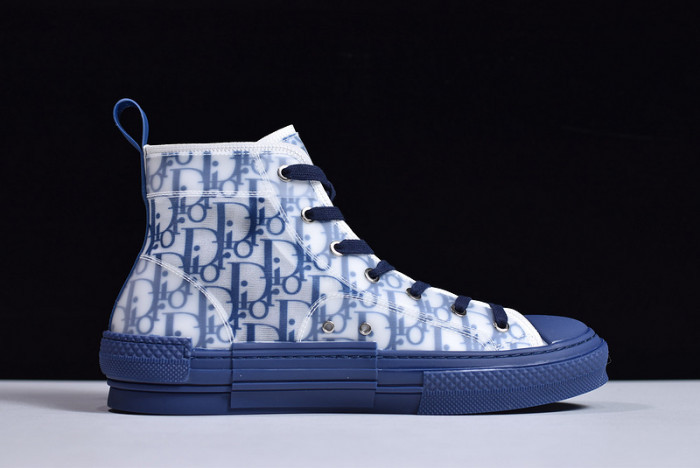 DR B23 High Top Oblique Sneaker Blue - CCSHOES