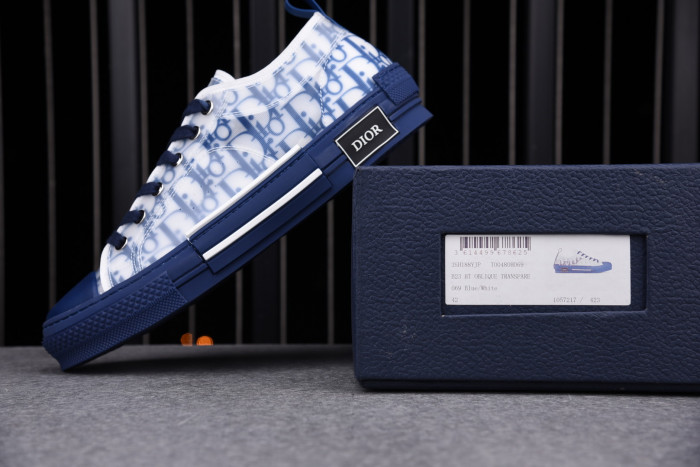 DR B23 Low Top Oblique Sneaker Blue - CCSHOES