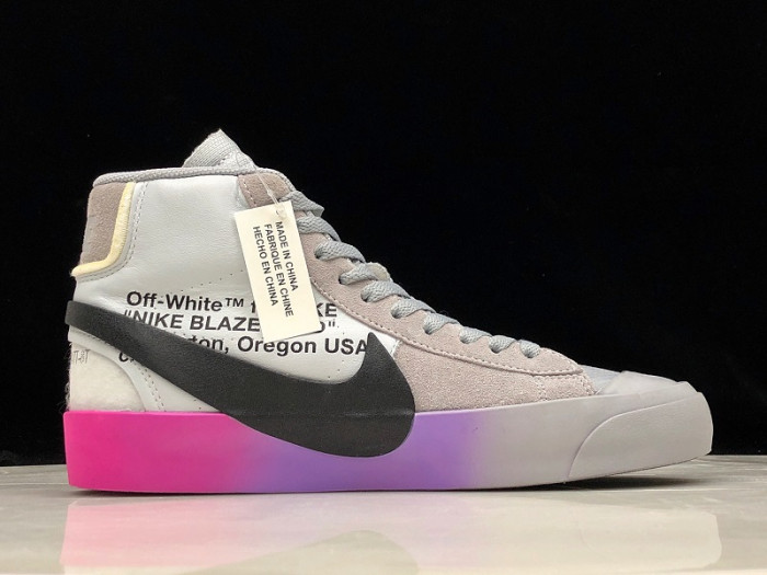NIKE BLAZER MID OFF-WHITE WOLF GREY SERENA AA3832-002 - CCSHOES
