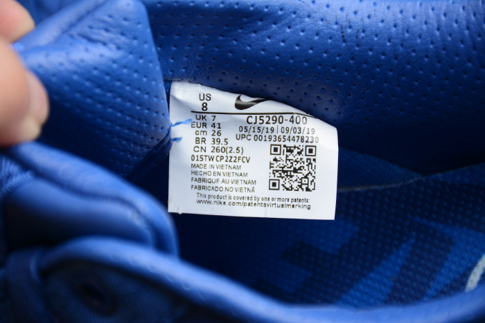 AIR FORCE 1 LOW CLOT BLUE SILK CJ5290-400 - CCSHOES