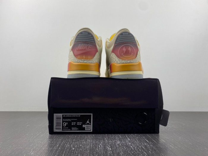 Jordan 3 Retro SP J Balvin Medellín Sunset Shoes FN0344-901 - CCSHOES