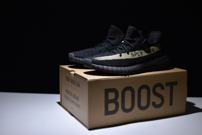 Adidas Yeezy Boost 350 V2 Core Black Green BY9611 - CCSHOES